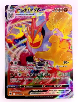 Machamp V 73/189 - Ultra Rare Art - Pokemon Astral Radiance- English LP/GOOD - Image 1
