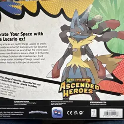 Pokemon Mega Evolution Ascended Heroes Collection Box Mega Lucario - Image 4