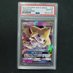 2019 Pokemon: JIRACHI GX [79/236] - [Unified Minds Set] - Gem Mint - PSA 10 💎 - Image 1