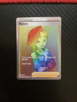 Beauty (Secret) 194/185 Pokemon TCG SWSH04: Vivid Voltage Secret Rare NM - Image 1