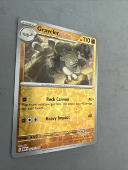 Pokemon TCG * Scarlet & Violet 151 * 075/165 Graveler U * REVERSE HOLO * NM - Image 2