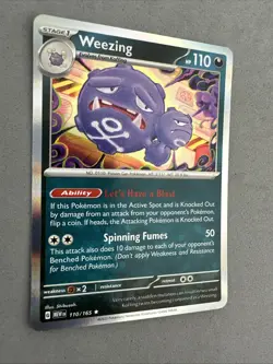 Pokemon TCG * Scarlet & Violet 151 * 110/165 Weezing Rare * HOLO * Fresh Pk - Image 2