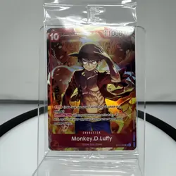 Monkey D. Luffy SR ST10-006 - Treasure Booster Promo - One Piece TCG Sealed - Image 1