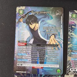 Solo Leveling Union Arena Lot of 5 Alternate Art NM Sung Jinwoo, Baek, Yoo, ... - Image 2