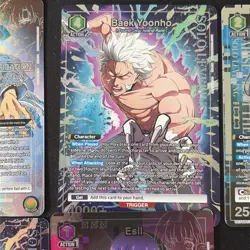 Solo Leveling Union Arena Lot of 5 Alternate Art NM Sung Jinwoo, Baek, Yoo, ... - Image 3