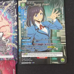 Solo Leveling Union Arena Lot of 5 Alternate Art NM Sung Jinwoo, Baek, Yoo, ... - Image 4