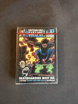 Skateboarding Must Die Vegalas Stoked! Trading Card Game Deck Ed 1 Part 1 Sealed - Image 1