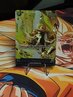 Vegeta FS09-15 Foil DB Legends Stamp Dragon Ball Super Card Game | NM - Image 3