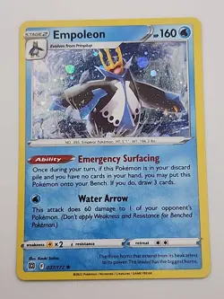 Empoleon 37/172 - Brilliant Stars Cosmos Holo Rare - Pokemon TCG Card - 2022 NM - Image 1