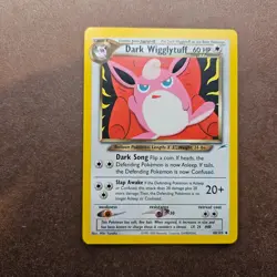 Dark Wigglytuff 40/105 Pokemon Neo Destiny Regular Card - LP - Image 1