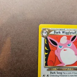 Dark Wigglytuff 40/105 Pokemon Neo Destiny Regular Card - LP - Image 2