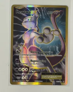 Mewtwo EX 103/108 Holo Full Art XY Evolutions Pokemon Card CLEAN NEAR MINT NM - Image 1