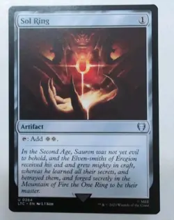 Sol Ring Commander: the Lord of the Rings: Tales of Middle-Earth Regular - Image 1