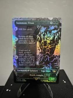 Summon: Titan (Borderless)(0373) Final Fantasy Foil - Image 1