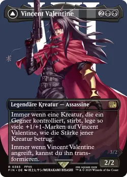 MTG Magic the Gathering FIN Vincent Valentine rare 383 deutsch - Image 1