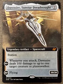 Dawnsire Sunstar Dreadnought (Extended Art) Edge of Eternities Regular MTG magic - Image 1