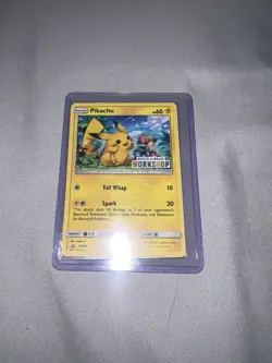 Pikachu sm86 build a bear promo Pokemon card still sealed. - Image 1