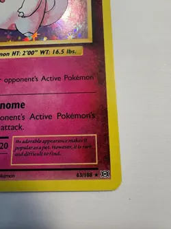 Pokemon XY Evolutions Clefairy 63/108 Rare HOLO LP - Image 3