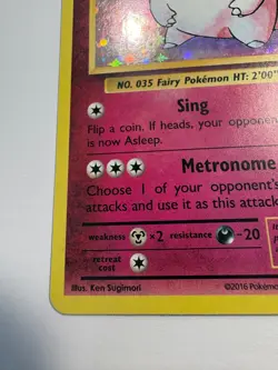 Pokemon XY Evolutions Clefairy 63/108 Rare HOLO LP - Image 4