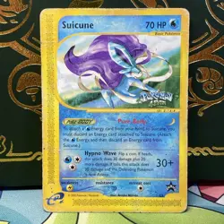 Suicune Black Star Promo 2002 Pokemon 4 Ever #53 Heavily Played - Image 1