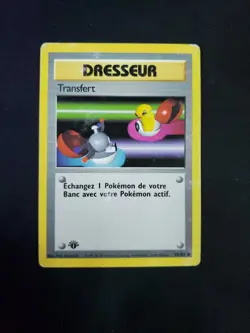 🇫🇷 Carte Pokemon Transfert 95/102 Edition 1 Ed1 Set De Base Wizards Dresseur - Image 1