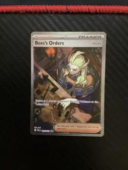 Boss's Orders 265/193 Pokemon Paldea Evolved NM - Image 1
