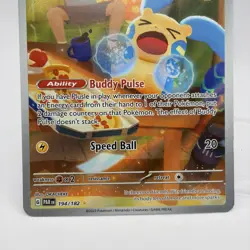 Pokemon Minun 194/182 Sv04: Paradox Rift Illustration Rare M ENGLISH - Image 3