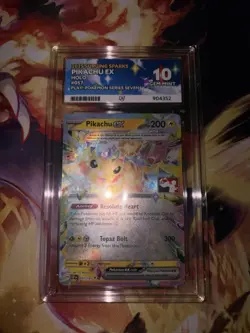 2025 POKEMON PLAY! POKEMON PRIZE PACK: SERIES 7 #057 PIKACHU EX Ace 10 - Image 1