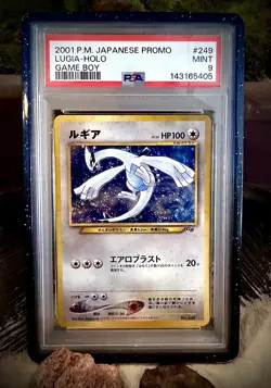 PSA 9 *NEW CERT* Pokemon 2001 Japanese Game Boy GB Promo Lugia Holo #249 - Image 1