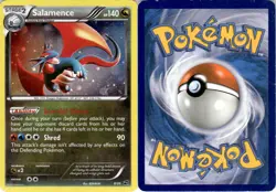 Pokemon Salamence Cosmos Holo 8/20 Dragon Vault LP - Image 1