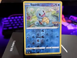 SQUIRTLE COMMON REVERSE HOLO 015/078 POKEMON GO POKEMON NM - Image 1