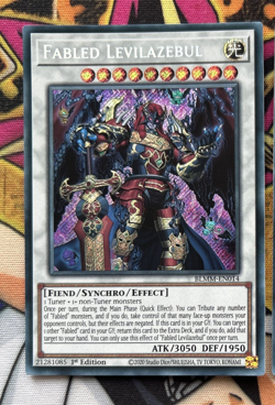 Fabled Levilazebul BLMM-EN014 Near Mint 1st Edition Secret Rare Yu-Gi-Oh - Image 1