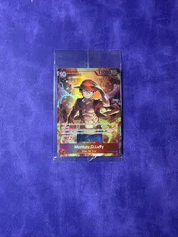 One Piece TCG Monkey D Luffy ST10-006 SR Treasure Booster Set Promo SEALED - Image 1