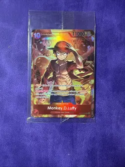 One Piece TCG Monkey D Luffy ST10-006 SR Treasure Booster Set Promo SEALED - Image 2