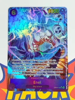 Enel SEC Alt Art Secret Rare Adventure on Kami's Island OP15-118 One Piece CCG - Image 1