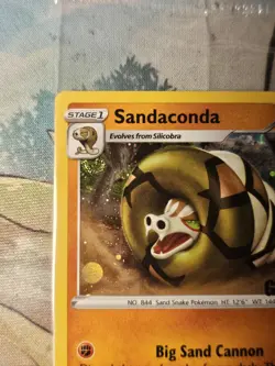 Sandaconda Holo GameStop Stamped Promo 082/163 New Sealed Pokemon Card w/swirl🌀 - Image 4