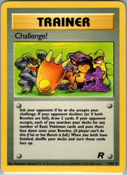 Challenge! 74/82 Non Holo Team Rocket - Pokemon Card - NM - Image 1