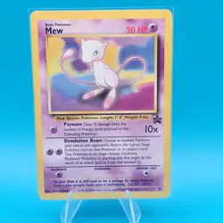 Mew # 8 - Black Star Promo - Pokemon Card Vintage WOTC!!! - Image 1