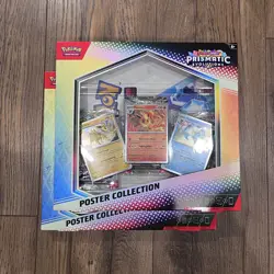 2x Sealed Pokemon Cards Scarlet & Violet Prismatic Evolutions Poster Collection - Image 1