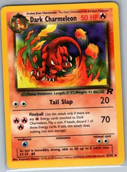 Dark Charmeleon 32/82 Non Holo Team Rocket - Pokemon Card - NM - Image 1