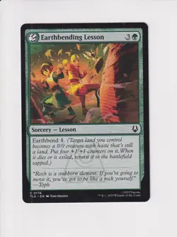 MAGIC THE GATHERING MTG AVATAR: THE LAST AIRBENDER EARTHBENDING LESSON (CB) - Image 1