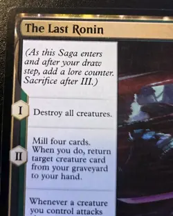 The Last Ronin 0154 Mythic Teenage Mutant Ninja Turtles Magic: The Gathering - Image 2