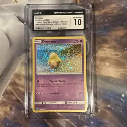 CGC 10 gem mint Pokemon Drowzee 011/034 Classic Deck CLB Holo - Image 1