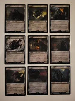 MTG Lord of the Rings Set of All Nine Nazgul THE NINE LP-NM - Image 1
