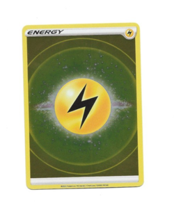 Pokemon TCG Electric Thunder Lightning Energy Foil Card NM - Image 1
