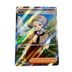 Pokemon TCG Scarlet & Violet Base Trainer Full Art Holo Rare Katy 237/198 MINT - Image 1