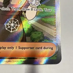 Pokemon TCG Scarlet & Violet Base Trainer Full Art Holo Rare Katy 237/198 MINT - Image 5