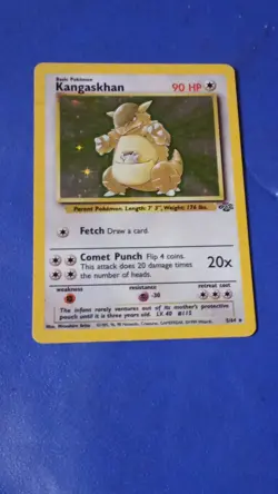 Pokemon TCG Kangaskhan Holo Rare Unlimited Jungle 05/64 90 HP English - Image 1