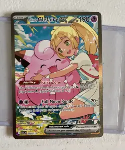Pokemon Ascended Heroes Lillie's Clefairy SIR #280/217 Near Mint Pack Fresh - Image 1