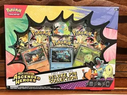 Pokemon Ascended Heroes First Partner Deluxe Pin Collection Sealed New - Image 1